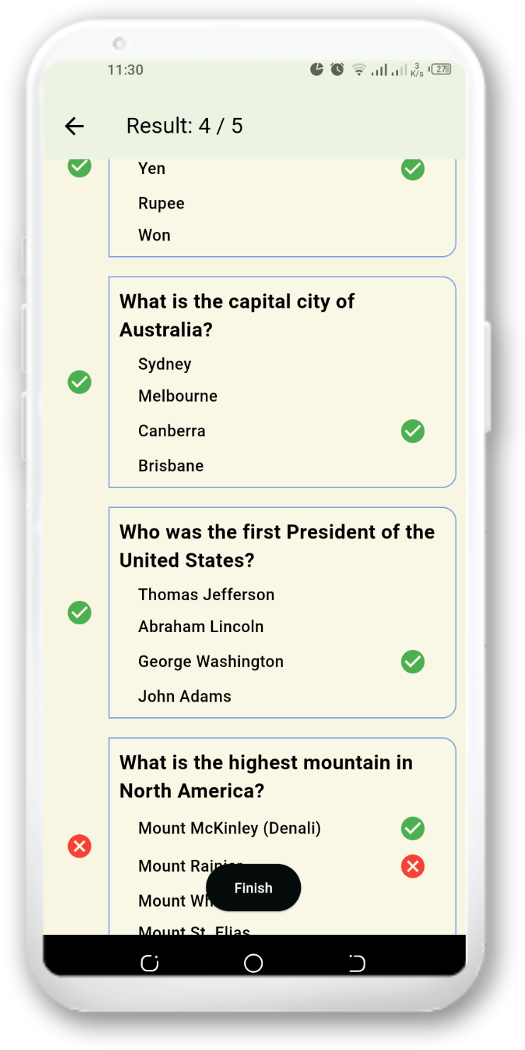 Quiz app